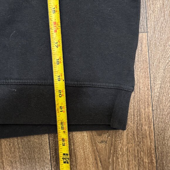 Nike Center Swoosh Sweatshirt Women's XL Black Dri-FIT One French Terry Crewneck - Picture 8 of 10